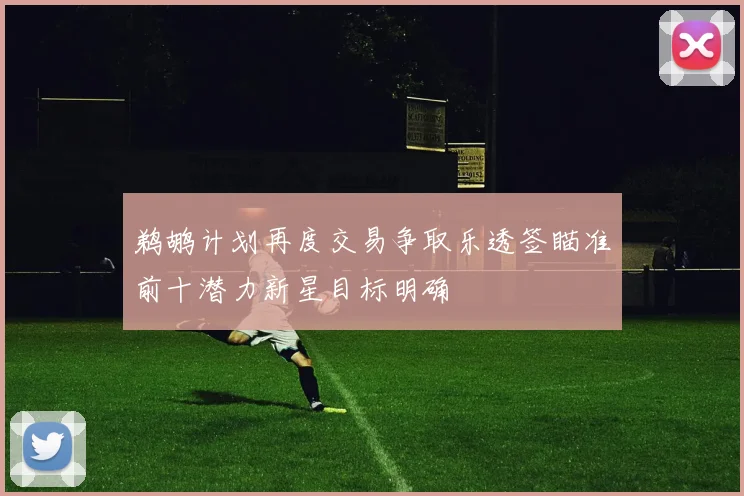 鹈鹕计划再度交易争取乐透签瞄准前十潜力新星目标明确